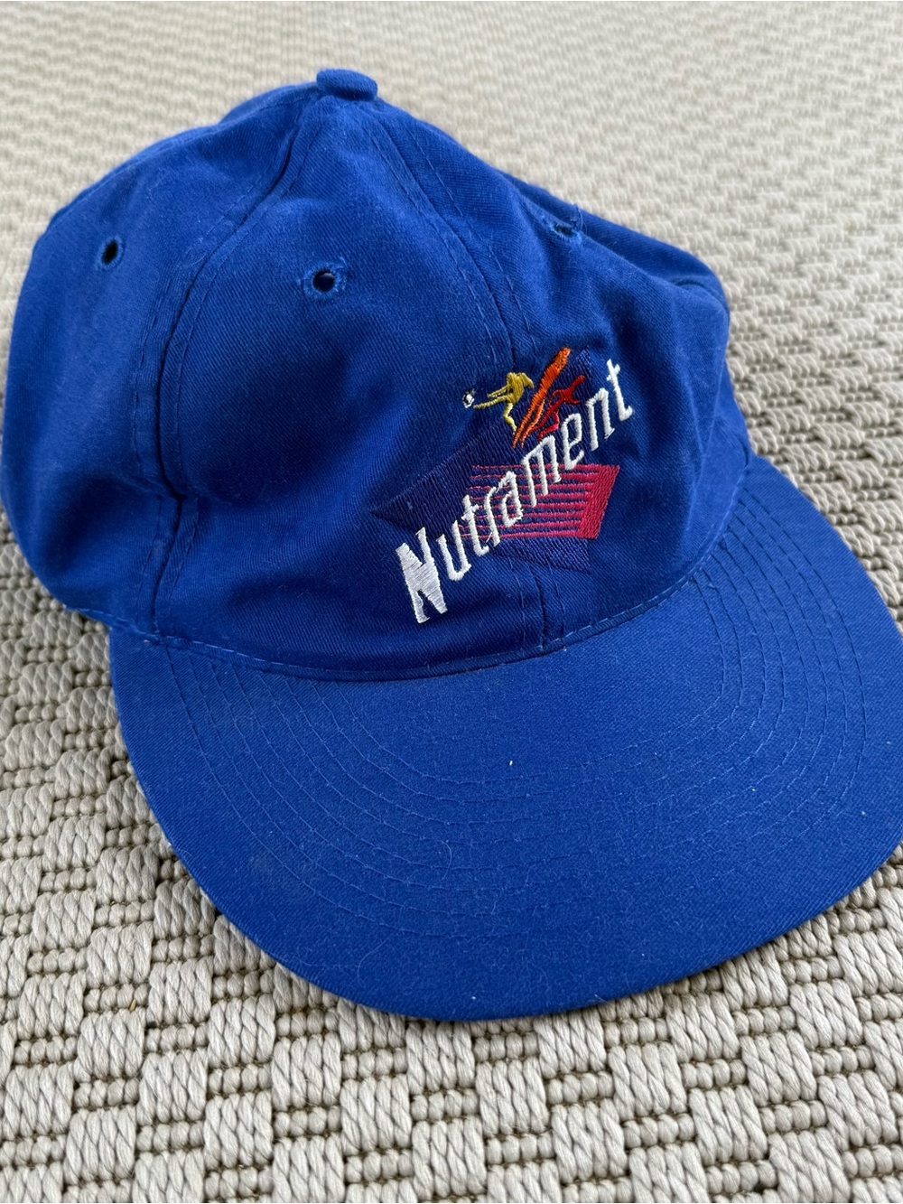Vintage 90s otto Nutrament embroidered blue cap